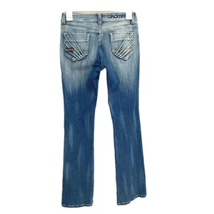 Akdmks Jeans Women’s Blue Denim Bootcut Low  Rise Size 26 - Picture 1 of 9