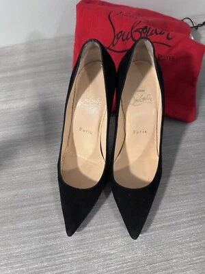 Christian Louboutin So Kate Gamuza Negra Talla 35 EE. UU. 5 Foto 1 de 4