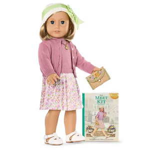 American Girl 18" Kit Kittredge Special Edition Birthday Doll Collection Blue A - Picture 1 of 10