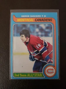 1979-80 O-Pee-Chee Serge Savard #101 Salón de la fama - Imagen 1 de 2