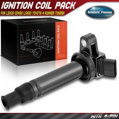 Bobina de encendido para Toyota Tundra 2000-2009 4Runner 2003-2009 Lexus GS430 GX470 Foto 1 de 4