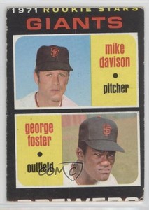 1971 Topps 1971 Rookie Stars Mike Davison George Foster #276 Rookie RC