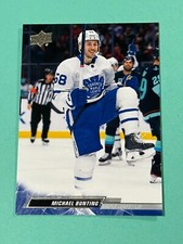 2022-23 Upper Deck Series 2 Michael Bunting #419 Toronto Maple Leafs (F)