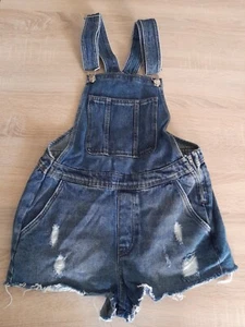 Jeanslatzhose kurz,für Mädchen,grösse 38,blau - Bild 1 von 11