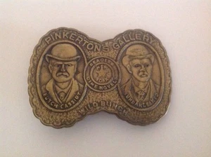 BUTCH CASSIDY & SUNDANCE KID HERREN GÜRTELSCHNALLE, WILD BUNCH PINKERTONS GALLERY  - Bild 1 von 2