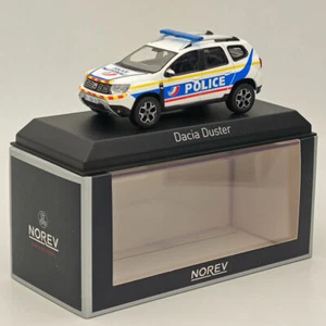 1/43 Norev Dacia Duster 2021 Police Nationale Guadeloupe White Diecast Model Car - Picture 1 of 7