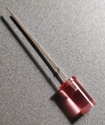 20x LED ROSA CILINDRICI, DIAMETRO 5MM., "FLAT FRONT", NUOVI (NOS) - Immagine 1 di 2