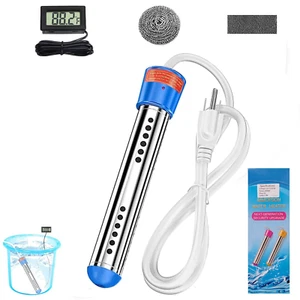 2000W Immersion Water Heater,Portable Bucket Heater with Digital LCD Thermometer - Picture 1 of 12