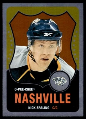 2010-11 O-Pee-Chee Retro Rainbow Nick Spaling Nashville Predators #523 R121 - Image 1 of 2