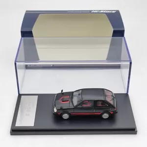 1/43 Hi-Story Mitsubishi Mirage II 1400 Turbo 1982 negro modelo de resina HS302BK - Imagen 1 de 6