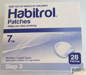 STEP 3 HABITROL TRANSDERMAL NICOTINE PATCH 7 mg (10 boxes 280 patches) 02/2027 - Picture 1 of 3