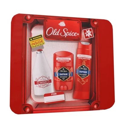 Old Spice Captain Set 100 ml After Shave Lotion & 250 ml Duschgel & 50 ml Deo St - Bild 1 von 2