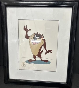 Warner Bros Looney Tunes TAZ el Diablo de Tazmania Animación Arte Dibujos Animados Sericel - Imagen 1 de 3
