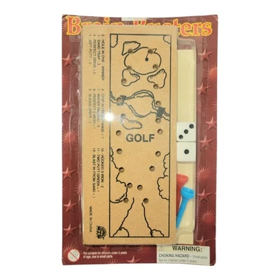 Brain Busters Unisex Kids Teaser Wooden Lightweight Complete Golf Game - Image 1 of 2