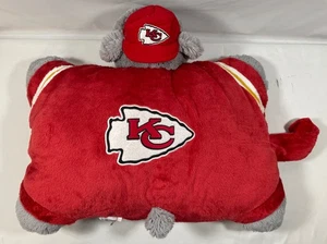 Kansas City Chiefs Bär NFL Kissen Haustier - Maskottchen Plüsch sauber & gemütlich - Bild 1 von 9