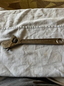 Vintage 8" Diamond Calk Horseshoe Co. Adjustable Wrench Tool Duluth Minnesota - Picture 1 of 5