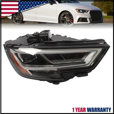 LED Headlight Assembly For 2017-2020 Audi S3 A3 w/AFS Front Right Passenger Side Foto 1 de 4