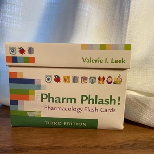 Pharm Phlash! : Pharmacology Flash Cards by Valerie I. Leek (2017, Trade... - Imagen 1 de 5