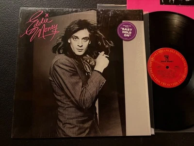EDDIE MONEY Self Titled LP PC34909 Orig 1979 Santa Maria Press SHRINK + HYPE VG+ - Image 1 of 4