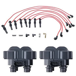 2 bobinas y 8 cables para Ford Crown Victoria Mercury Grand Marquis 4,6 L DG449 - Imagen 1 de 9