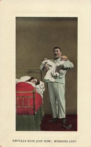 Cartolina antica serie San Valentino retro diviso (28) - Foto 1 di 2