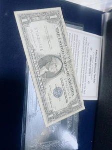 Series 1957 US $1 One Dollar Bill Silver Certificate Uncirculated Crisp Low Ship - Picture 1 of 5