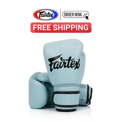 (Free Shipping) Fairtex BGV20 Pastel Blue Boxing Gloves - Image 1 of 4