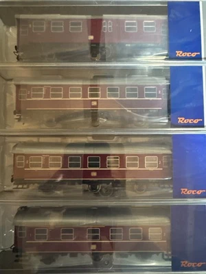 Roco 74124 & Roco 74125 ++ 4-piece set with conversion cars of Deutsche Bahn - Image 1 of 4