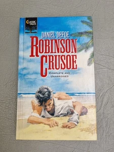 Robinson Crusoe de Daniel Defoe, libro de tapa dura 1990 Unabridged - Imagen 1 de 6