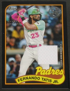 Camiseta negra Fernando Tatis Jr 2024 Topps 1989 (111/199) San Diego Padres City C - Imagen 1 de 2