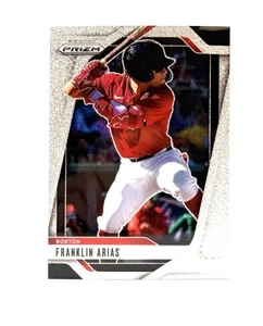 2025 Panini Prizm Glitter Sparkle Franklin Arias Red Sox Prospect Case Hit SSP - Bild 1 von 2
