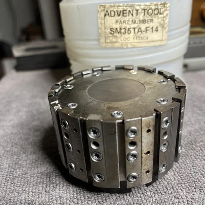 Advent Tool SM35TA-F 14 Straight Fluted Shell Thread Mill D0.310 IH3.120in” - Image 1 of 4