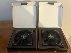 2 ventilateurs noirs Noctua NF-F12 - 120 mm, 3000 tr/min, 4 broches PWM - Photo 1/10