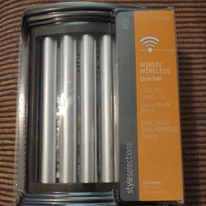 Style Selections Bronze Wired or wireless Doorbell Chime - Picture 1 of 4