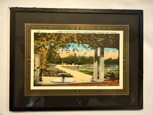 Par de postales antiguas de Chicago con marco de vidrio - ¡Encontrar de colección! - Imagen 1 de 4