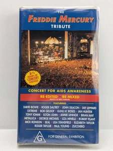 The Freddie Mercury Tribute Concert 1992 VHS PAL 3 1/2 Hours GC Tested - Picture 1 of 8