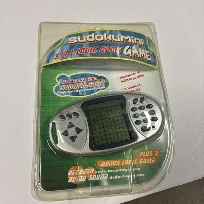Sudoku Mini 3 en 1 Juego de Lógica Portátil LCD De Colección Juego Electrónico Nuevo y Precintado Foto 1 de 4