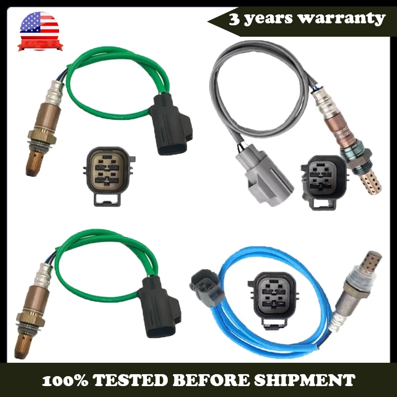 Sensor de oxigênio para cima+para baixo para LAND ROVER RANGE ROVER SPORT 5.0L V8 2010-2013 4 PEÇAS EUA - Imagem 1 de 4