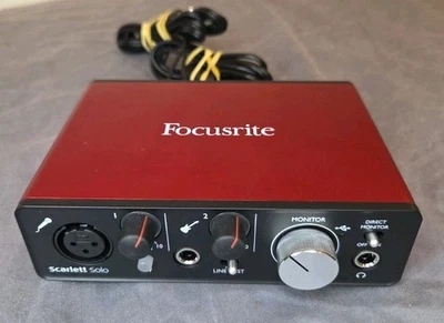 Focusrite Scarlett Solo 2nd Gen USB Audio Interface - Image 1 of 4