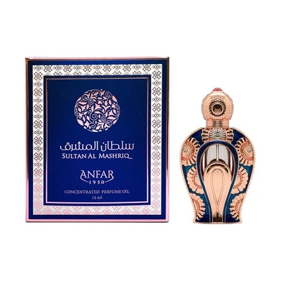 Aceite de perfume consentido Anfar para damas Sultan Al Mashriq 0,5 fragancias Foto 1 de 3