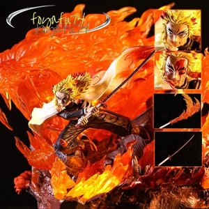 Demon Slayer: Kimetsu no Yaiba Anime Figur Flame Hashira Kyojuro Rengoku Geschenk - Bild 1 von 25