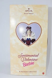 SENTIMENTAL VALENTINE BARBIE SECOND IN SERIES 1996 HALLMARK #16536 - Picture 1 of 10
