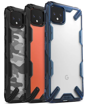 For Google Pixel 4 / Pixel 4 XL Case Ringke FUSION-X Shockproof Clear Back Cover - Image 1 of 4