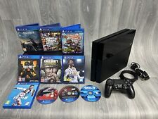 Sony PlayStation 4 PS4 500GB Console Bundle With Games & Controller TESTED