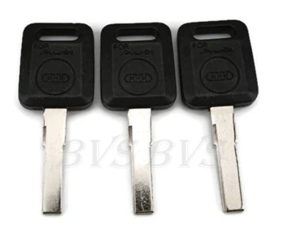3X BLANK KEY FIT FOR AUDI A3 A4 A6 A8 S4 S6 S8 TT ALLROAD QUATTRO Foto 1 de 4