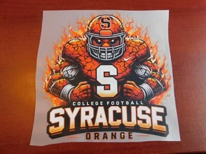 Syracuse Orange 8" DTF Heat Transfer Iron On FREE Shipping   (6) - Picture 1 of 1