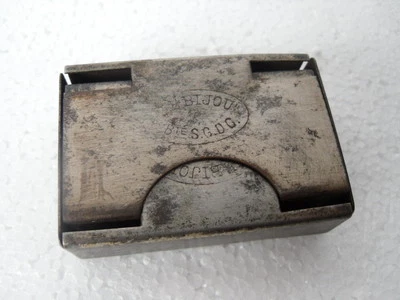 ANCIENNE  CHAUFFERETTE  A  ALCOOL DE POCHE / VOYAGE  BIJOU - Photo 1/4