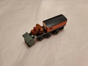 Thomas The Tank Engine & Friends WOODEN PLAYWORN MARION TRAIN WOOD COMBI POST