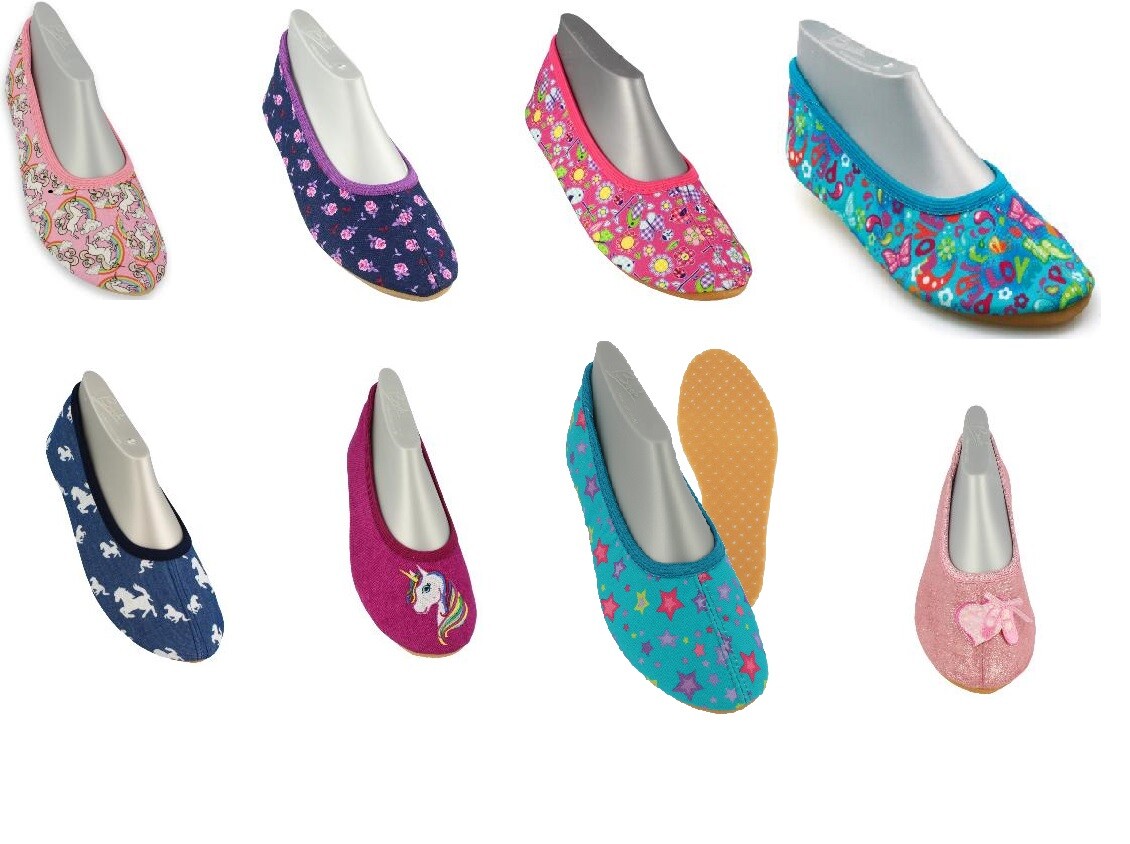 TDEOK Kinder Yoga Tanzschuhe - Weiche Ballerina-Schuhe Für Mädchen Gymnastik