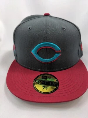 New Era Cincinnati Reds 59FIFTY Fitted Hat size 7 1/2. - Image 1 of 4